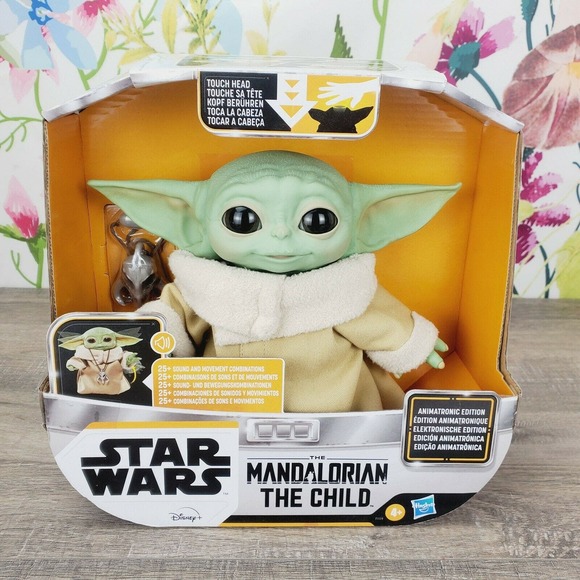Disney Star Wars Mandalorian The Child Baby Yoda Animatronic Hasbro Toy New ! - Picture 1 of 7